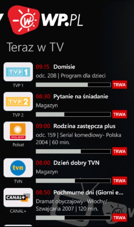 Program TV WP7