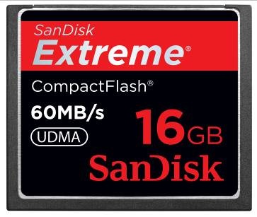SanDisk Extreme CompactFlash 60MB/s