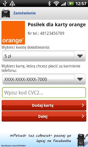 mPotwór Android