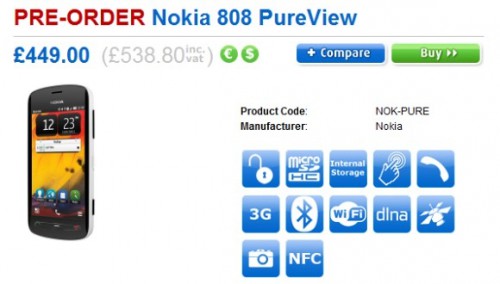 Nokia 808 Pure View