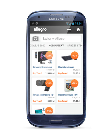 Allegro na system Android