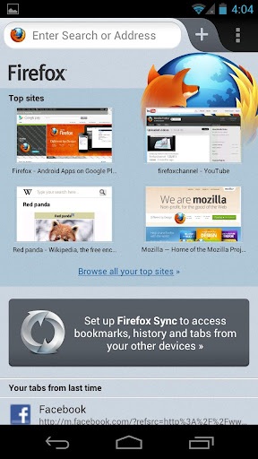 Firefox dla Androida