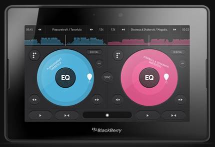 Aplikacja Pacemaker dla DJ-ów na BlackBerry