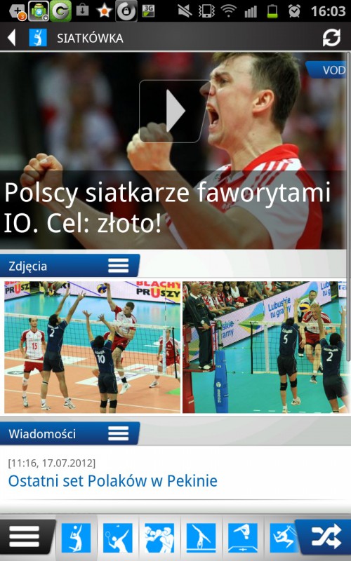 Aplikacja londyn2012.tvp.pl