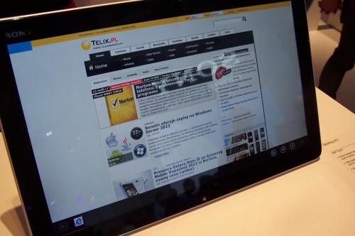 Sony Tablet P - podwójny ekran zapewnia pełną mobilność
