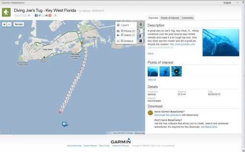 Garmin Adventure - Diving Key West Florida