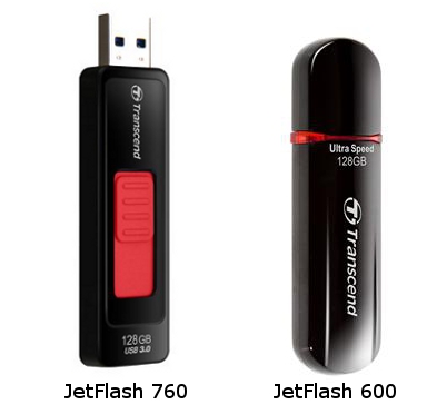JetFlash 760 oraz JetFlash 600