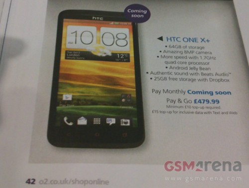 HTC One X plus