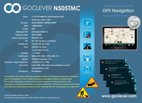 Goclever tablety i nawigacja: premiery 4Q 2012