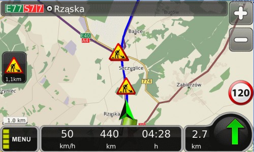 MapaMap: ostrzeganie o utrudnieniach