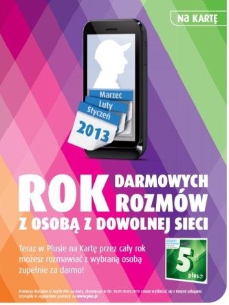 Plus: Rok Darmowych Rozmów z numerem z dowolnej sieci