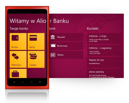 Alior Bank Mobile: Windows Phone