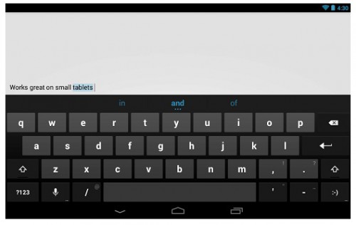 Klawiatura z Androida 4.2 dla starszych wersji systemu