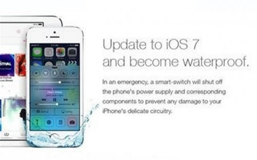 iPhones fake waterproof
