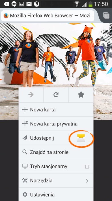 Firefox na Androida