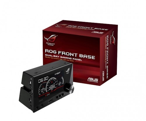 ASUS ROG Front Base Dual-Bay Gaming Panel 3D