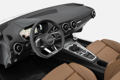 Wnętrze nowego Audi TT z wirtualnym kokpitem