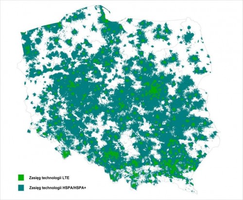 Zasięg 10.2012 r. - stan przed rozpoczęciem modernizacji