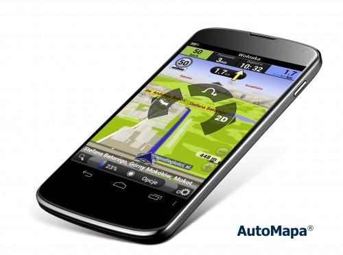 AutoMapa 1.7 dla systemu Android