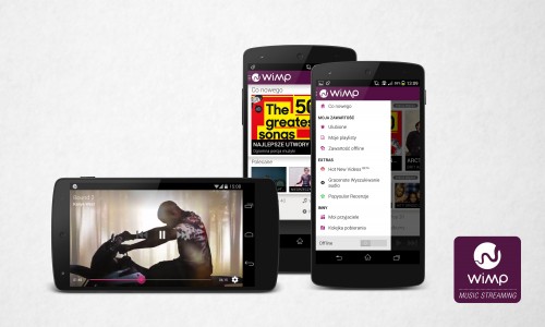 Streaming video w WiMP