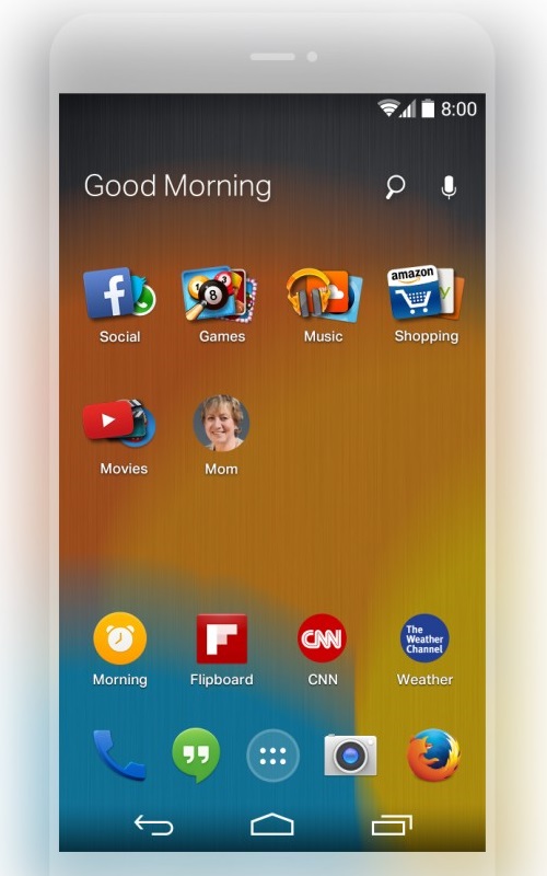Koncept Firefox Launcher