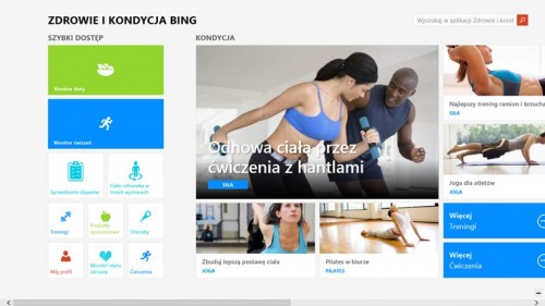 Zdrowie i kondycja Bing