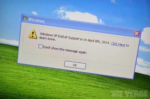Koniec Windows XP