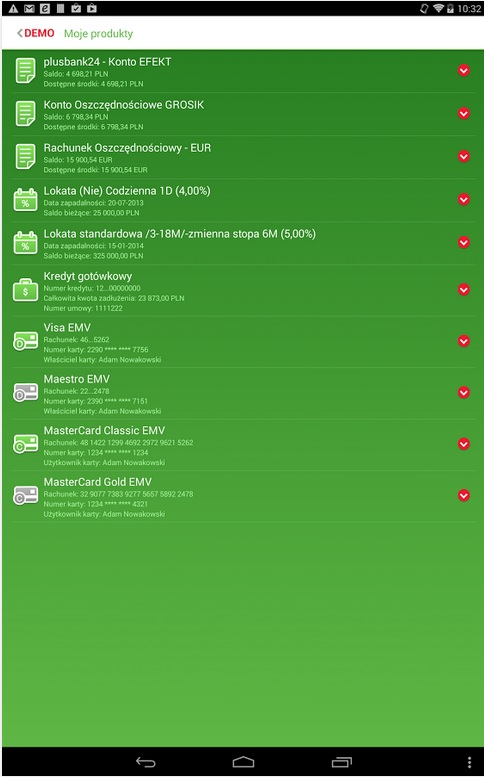 plusbank24 - Android (wersja minimum 2.3)