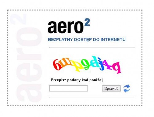 Czy tęczowa CAPTCHA jest czytelniejsza niż łaciata?