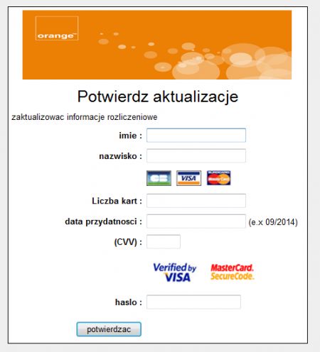 CERT Orange Polska: uwaga na atak phishingowy