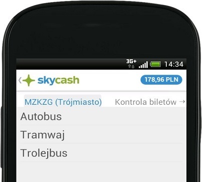 SkyCash - zakup biletu MZKZG