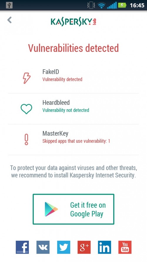 Kaspersky Fake ID Scanner