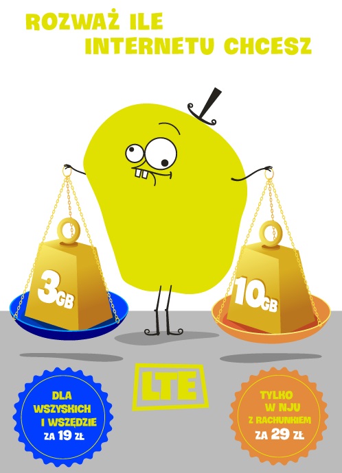 Nju.mobile z LTE: mapa zasięgu