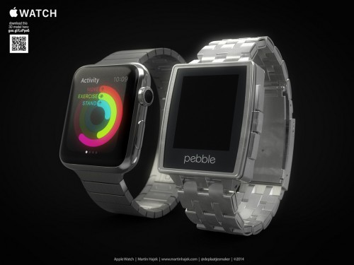 Apple Watch vs Pebble Steel