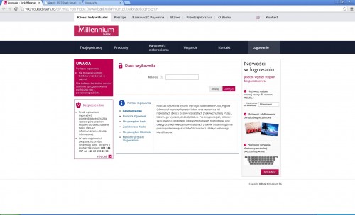 Dostęp do konta został zablokowany - uważaj