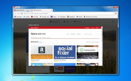 Opera na Windows