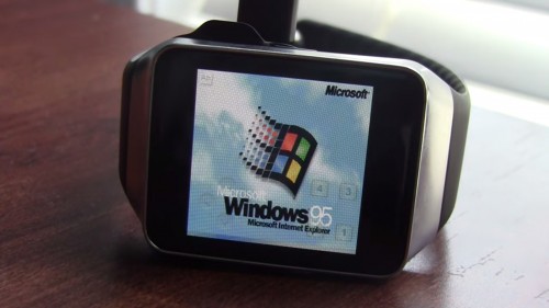 Samsung Gear Live z Windows 95