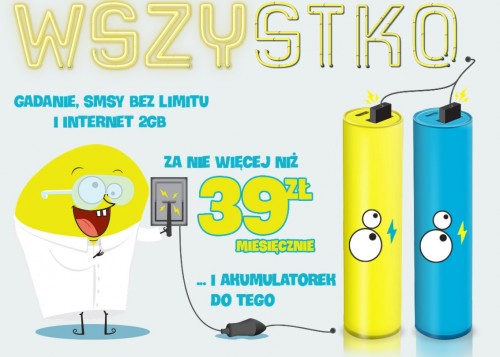 Nju mobile z Powerbankiem