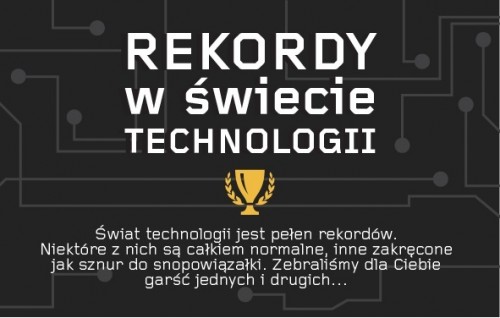 Rekody w świecie technologii - infografika
