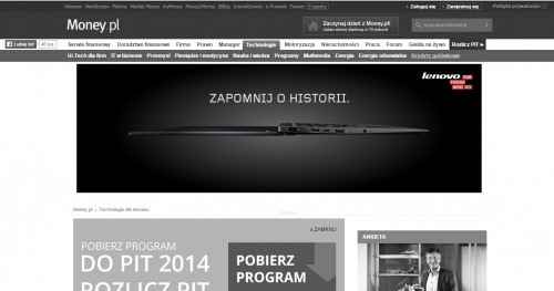 Klasa biznes ThinkPad - kampania