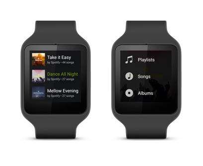 Spotify na Android Wear