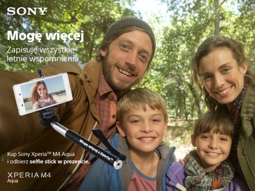 Sony Xperia M4 Aqua - chcesz otrzymać selfie stick?