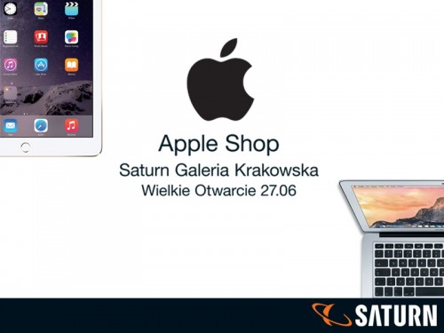 Saturn Apple Shop w Gralerii Krakowskiej