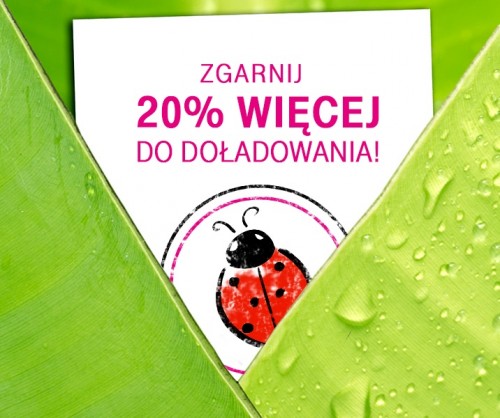 T-Mobile na Kartę: 20 proc.
