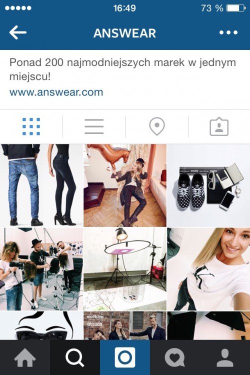 Źródło zdjęcia: Screenshot Instagram Answear