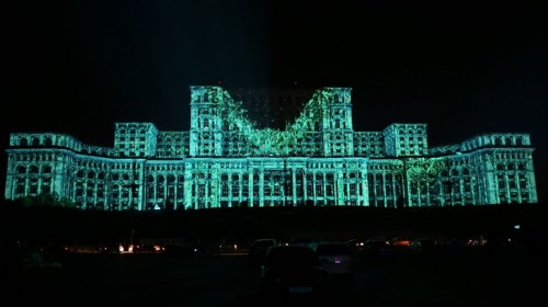 3D mapping Bukareszt