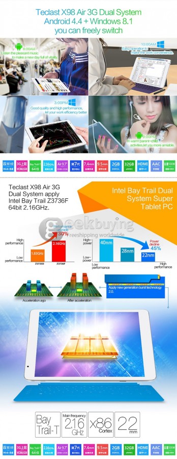 Teclast X98 Air 3G