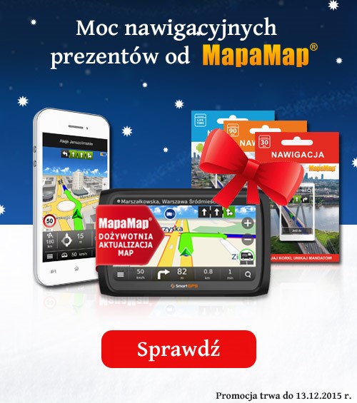 MapaMap - Świąteczne promocje na mapy Android