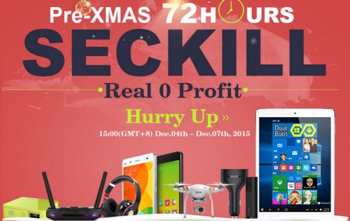 Christmas seckill na Geekbuyingu