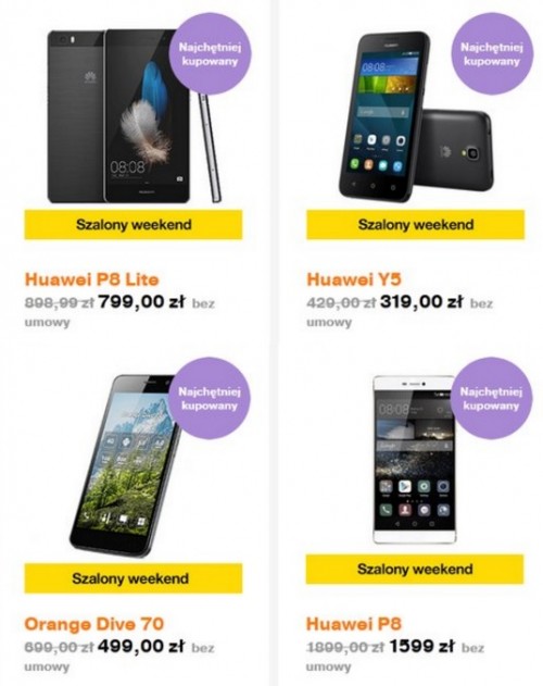Orange Szalony Weekend - Huawei